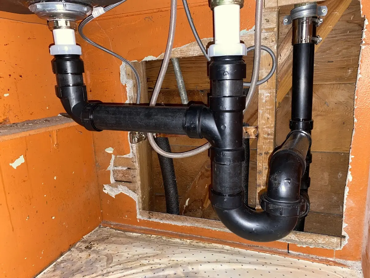 Professional Repiping Services equipment and tools on the job in Menominee
